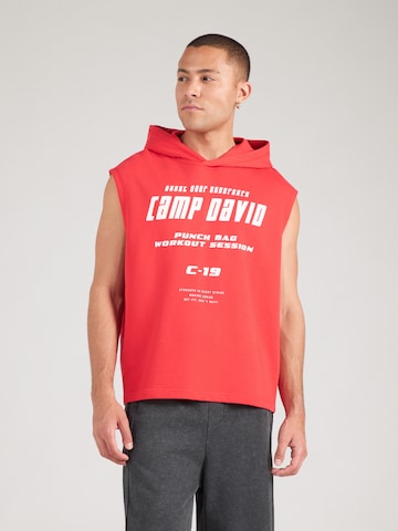 CAMP DAVID Sweatshirt in Rot: Vorderseite