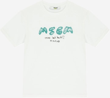 MSGM Shirt 'T-shirt bianca per bambino' in Weiß: Vorderseite