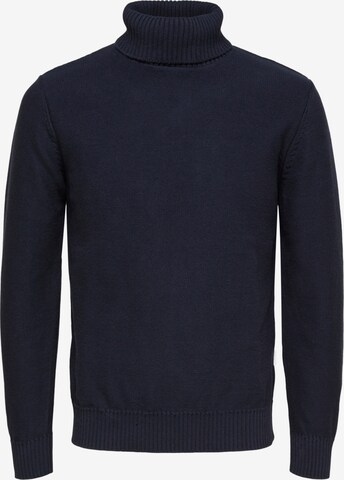 SELECTED HOMME Trui 'AXEL' in Blauw: voorkant