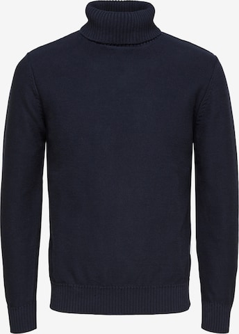 SELECTED HOMME Sweater 'AXEL' in Blue: front