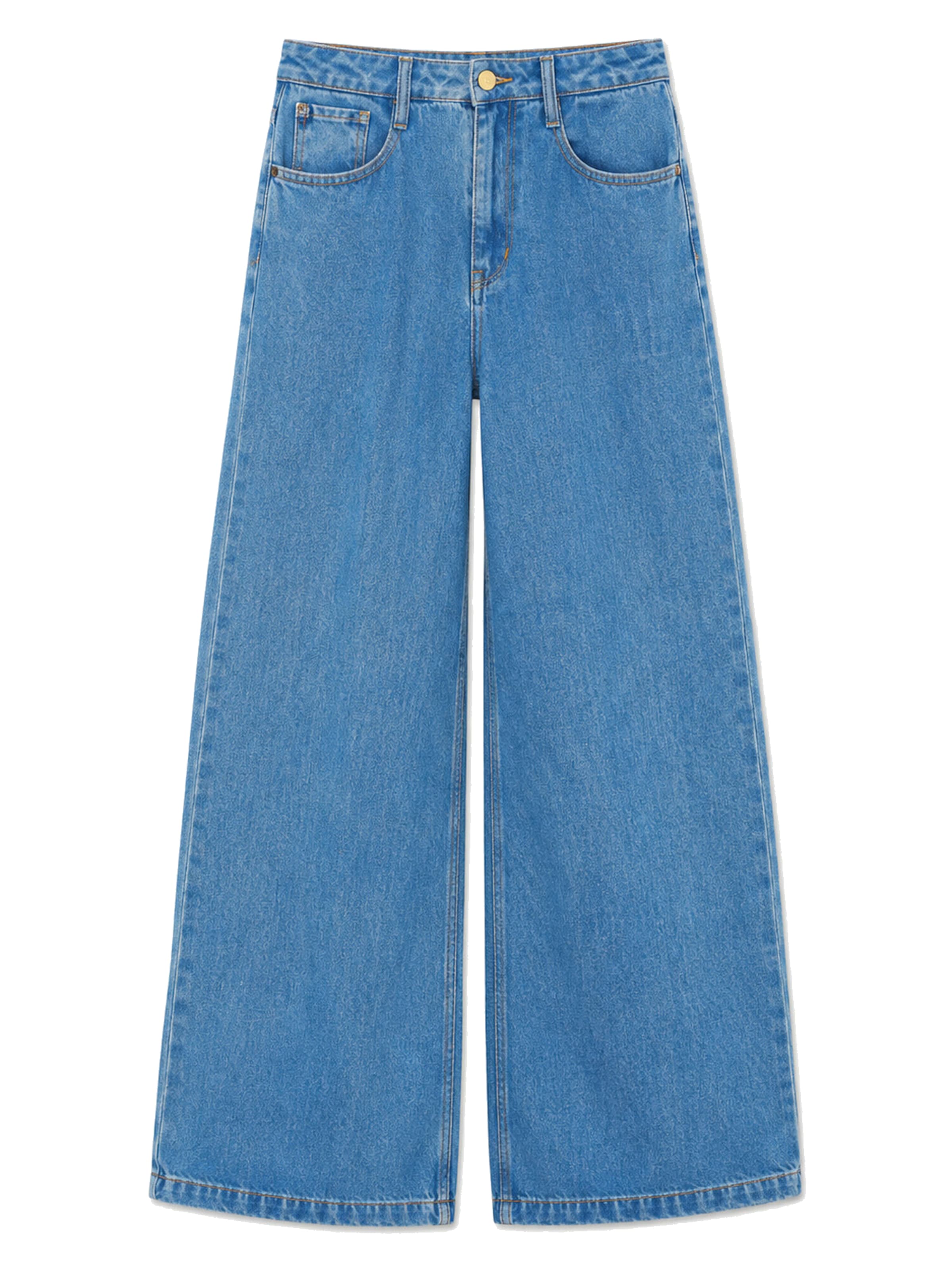 Le Temps Des Cerises Jean 'ZAZOU' en 23 en bleu, Vue avec produit