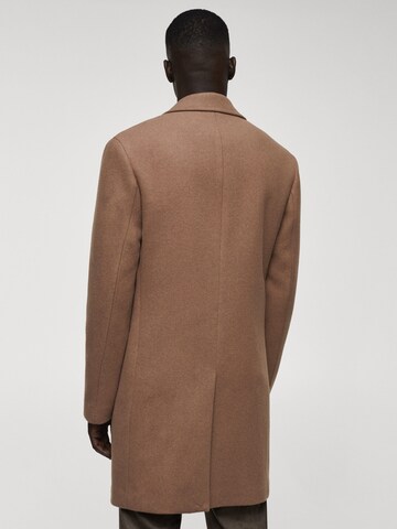 MANGO MAN Between-Seasons Coat 'Haki' in Brown