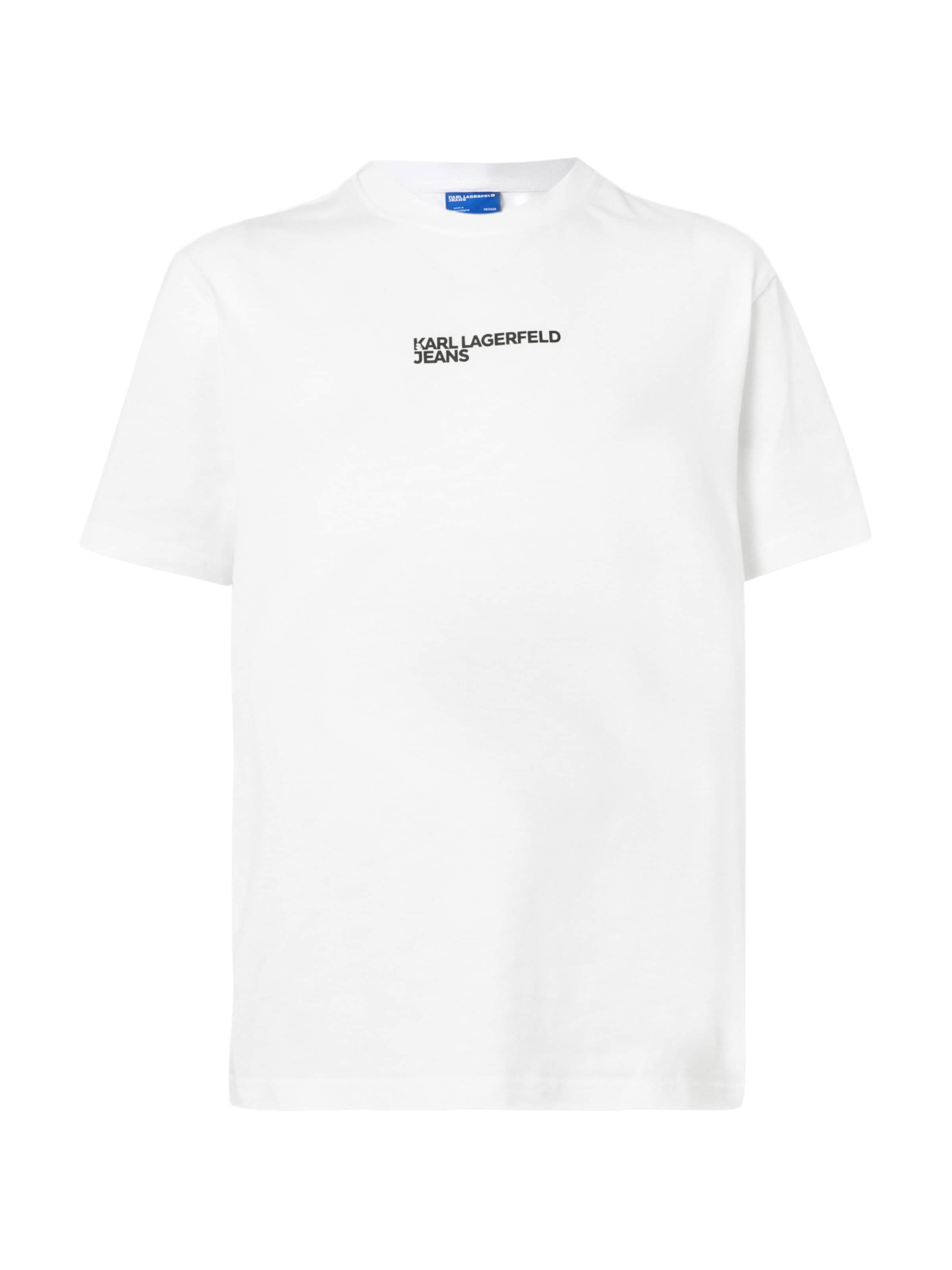 KARL LAGERFELD JEANS - Camiseta en blanco: frente