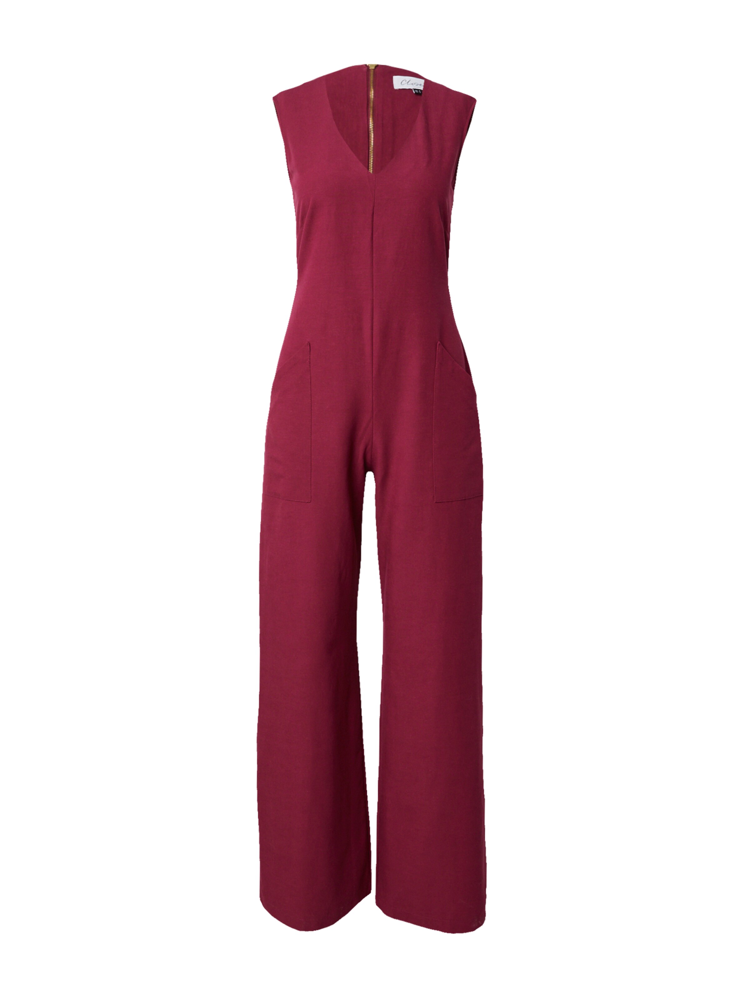 Tuta jumpsuit di Closet London in rosso: frontale
