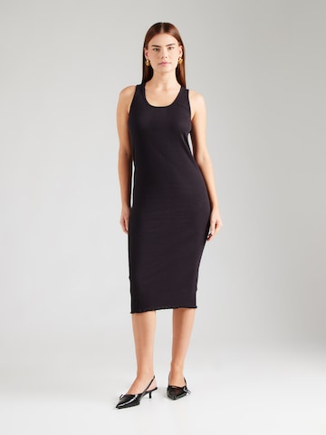 Calvin Klein Jeans Kleid 'Four H' in Schwarz: Vorderseite