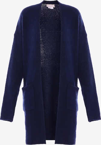 Jalene Knit Cardigan in Blue: front