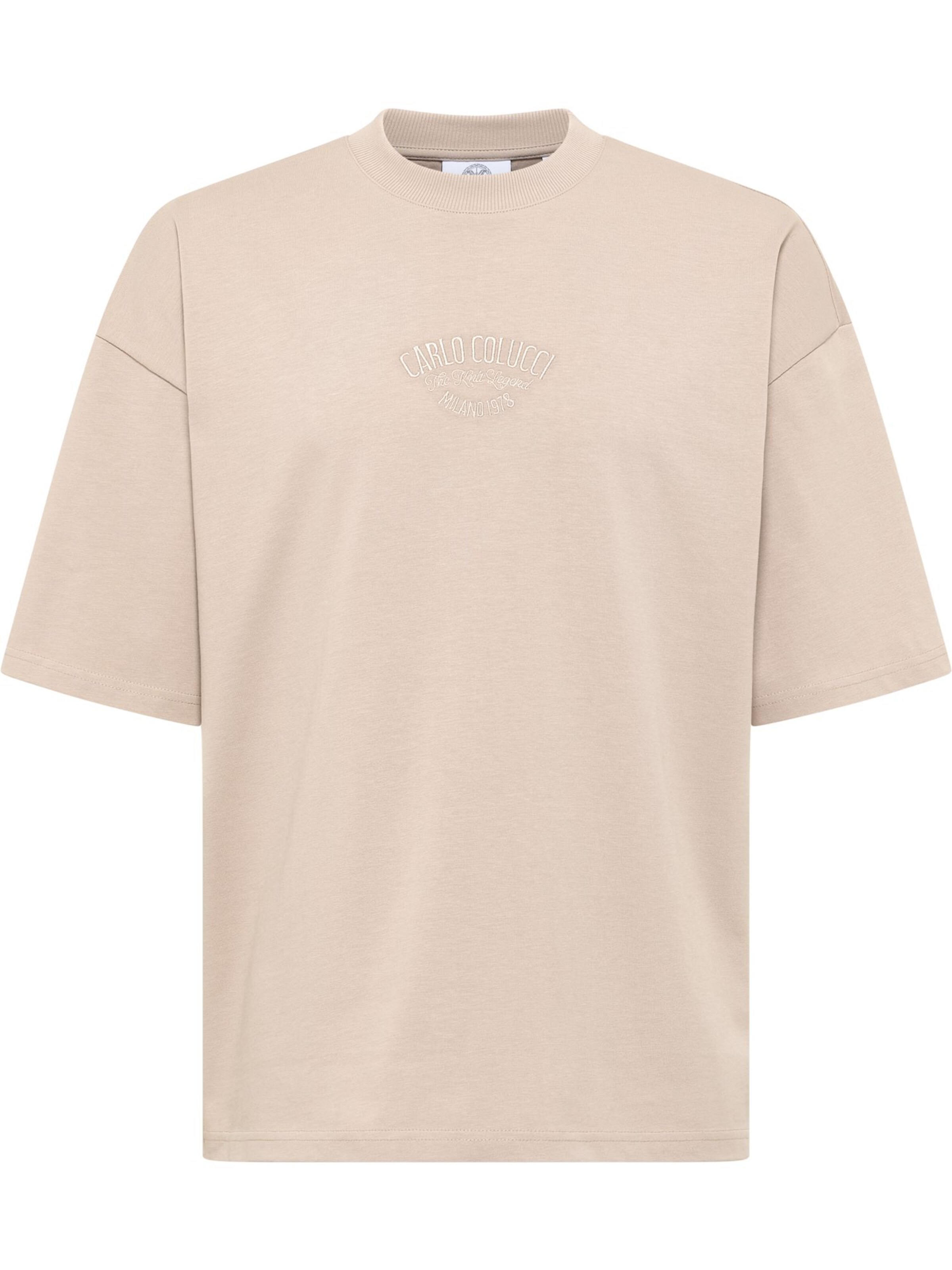 Carlo Colucci Shirt 'Felici' in Beige