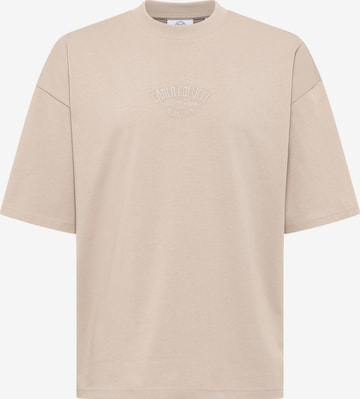 Carlo Colucci T-Shirt 'Felici' in Beige: Vorderseite