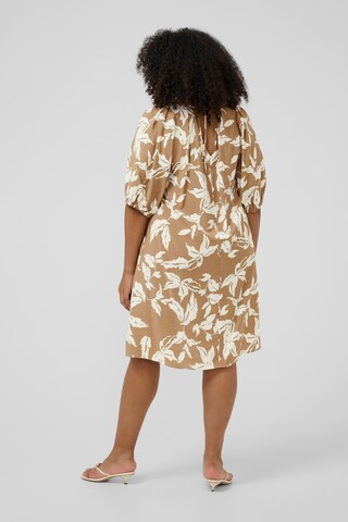 KAFFE CURVE Kleid 'KCMarla' in Beige