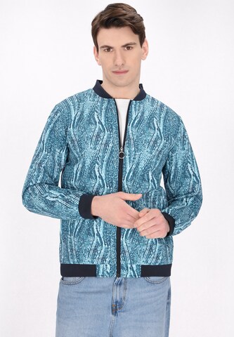 Veste mi-saison MO en bleu : devant