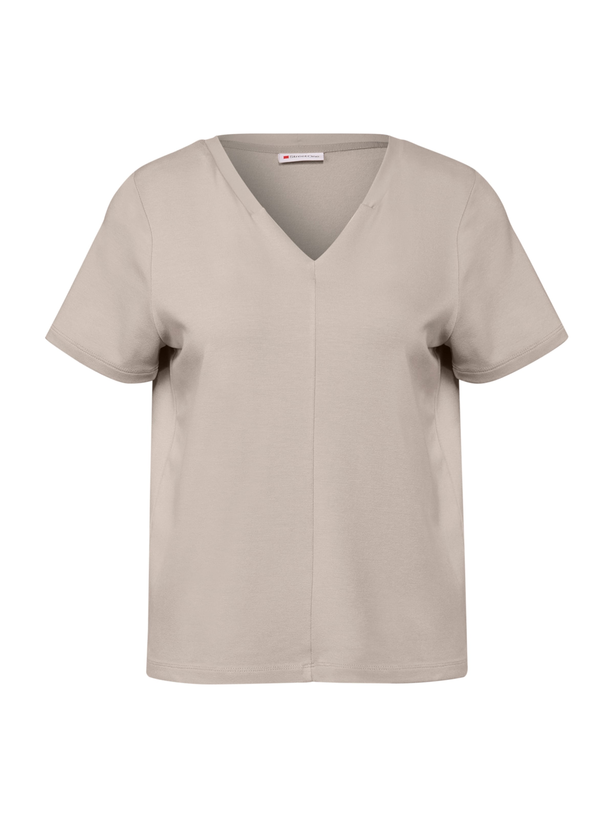 STREET ONE Μπλουζάκι σε μπεζ: μπροστά