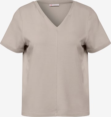STREET ONE T-Shirt in Beige: Vorderseite