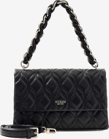 Borsa a spalla di GUESS in nero: frontale