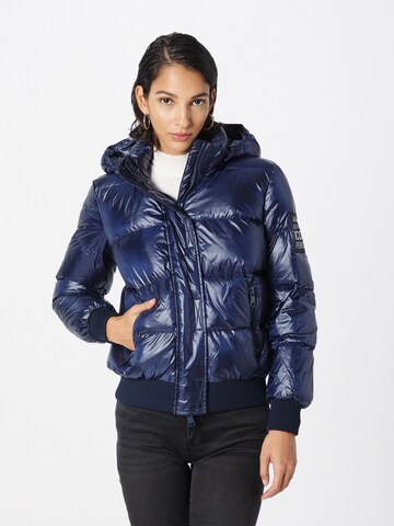 ARMANI EXCHANGE Between-Season Jacket 'GIACCA' in Blue: front