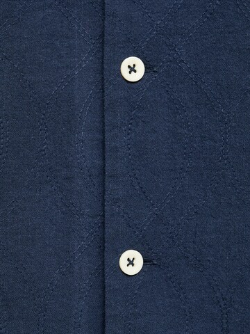 MANGO MAN Regular fit Overhemd 'NAU' in Blauw