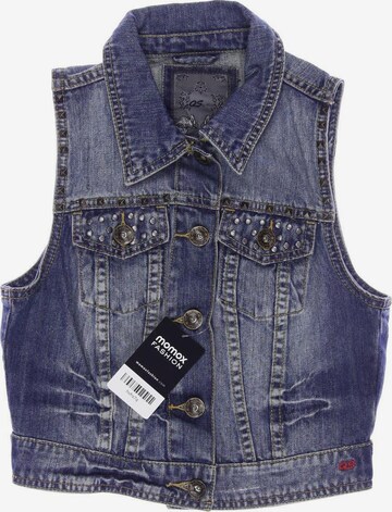 s.Oliver Vest in XS in Blue: front