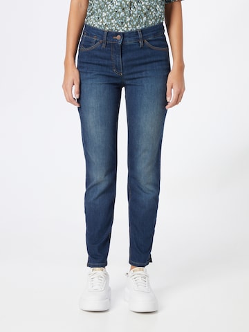GERRY WEBER Skinny Jeansy w kolorze niebieski: przód