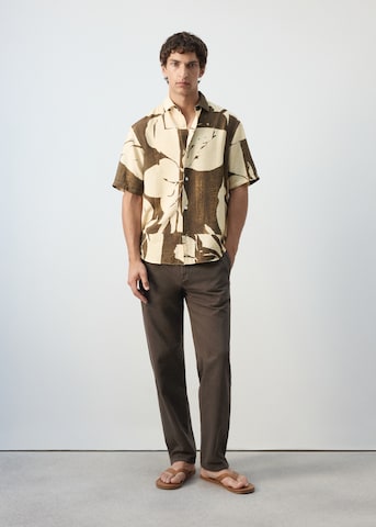 MANGO MAN Regular fit Overhemd 'NARCISO' in Wit
