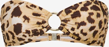 LSCN by LASCANA Бандо Верх бикини в Коричневый: спереди