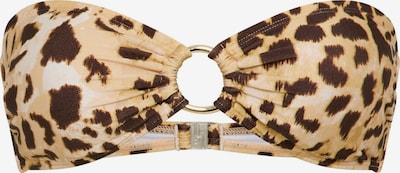 Bikinio viršutinė dalis iš LSCN by LASCANA, spalva – kupranugario / šokolado spalva, Prekių apžvalga