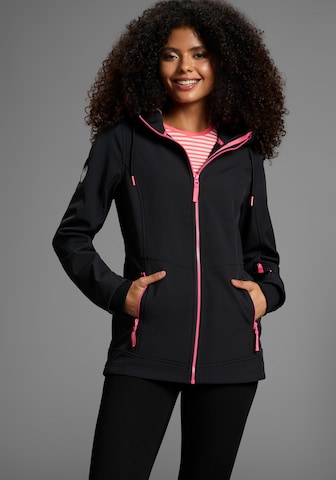 OCEAN SPORTSWEAR Performance Jacket in Black: front