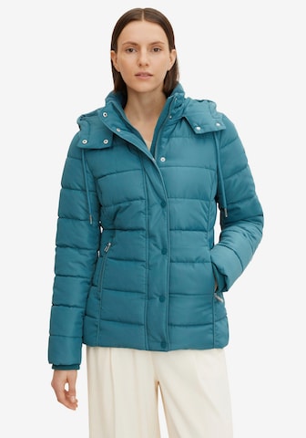 TOM TAILOR Winter Jacket in Blue: front