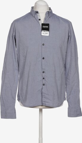 DKNY Button Up Shirt in L in Blue: front