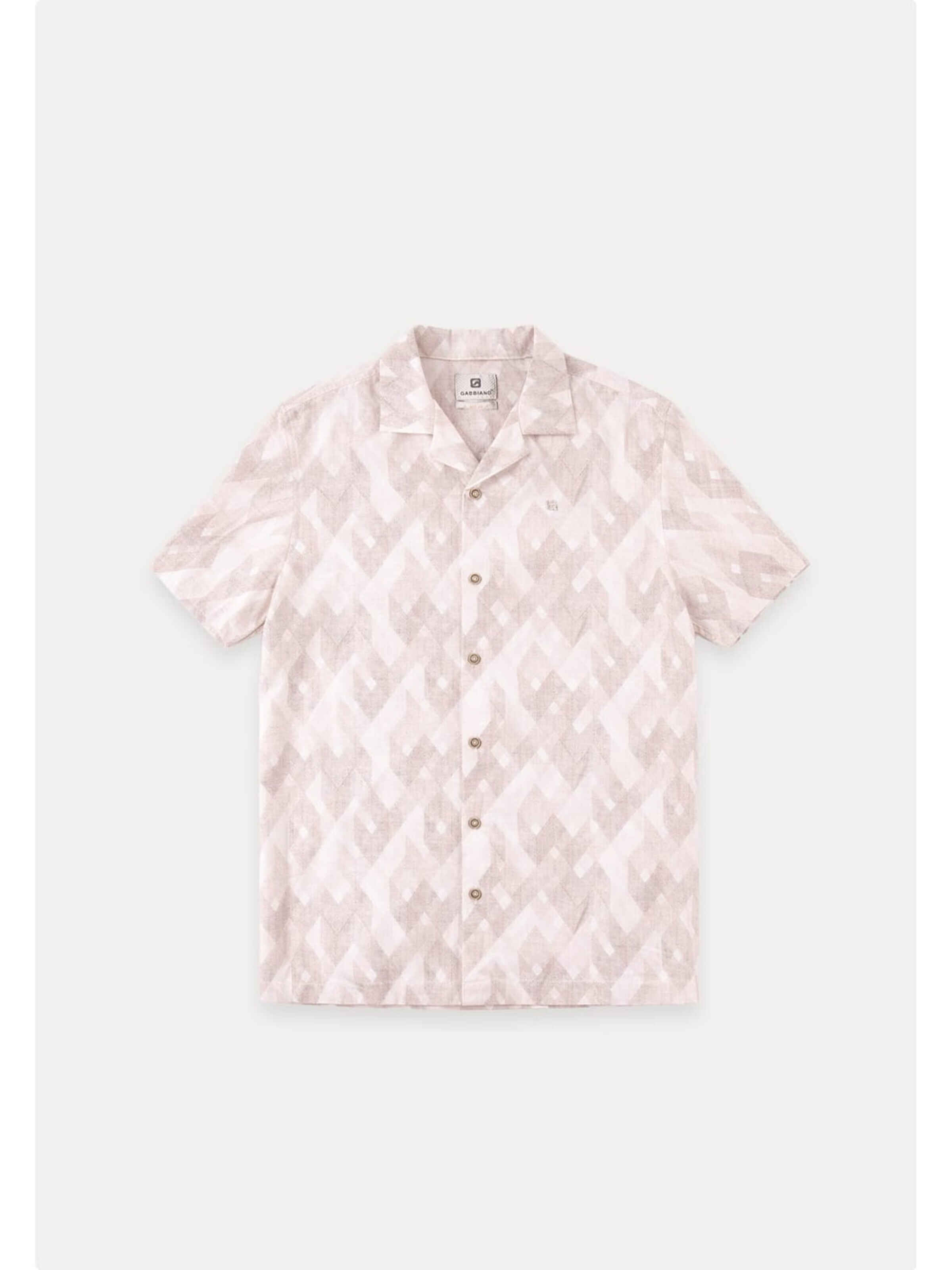 Gabbiano Comfort fit Button Up Shirt 'Roman' in Beige: front
