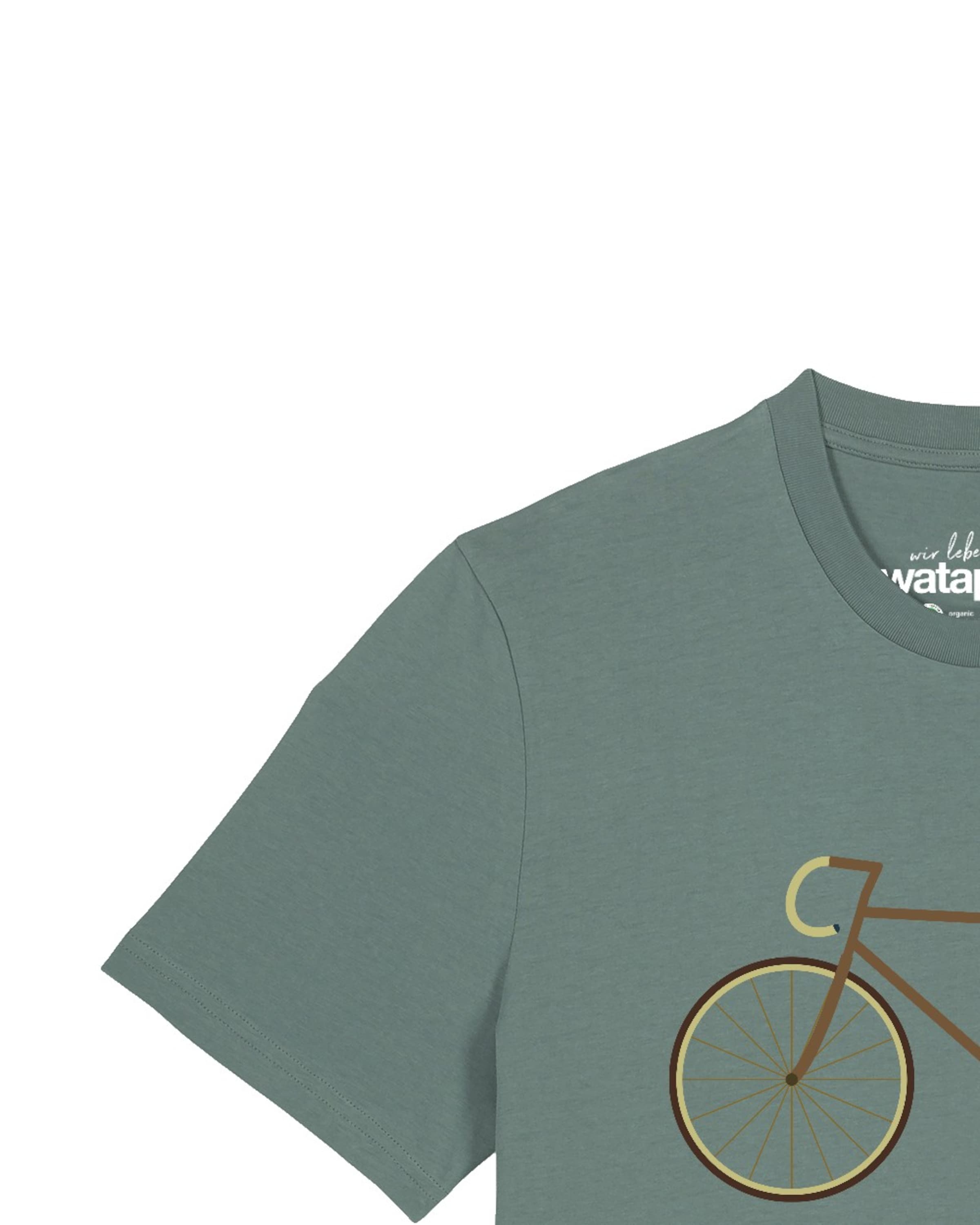 T-Shirt 'Fahrrad' Watapparel en vert