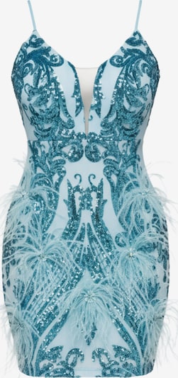 Ombre Abendkleid in 34 in hellblau, Produktansicht