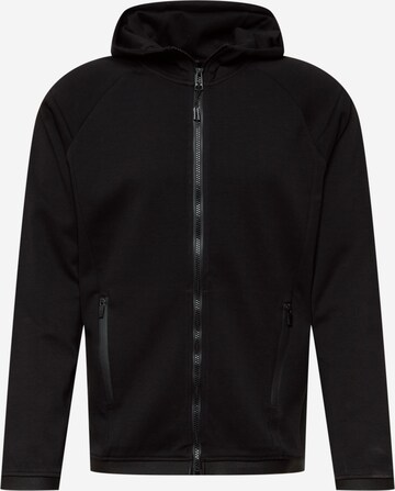 BRAX Zip-Up Hoodie 'Sammy' in Black: front