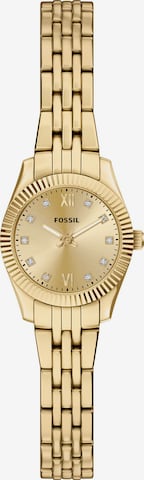 FOSSIL Analoog horloge 'Scarlette' in Goud: voorkant