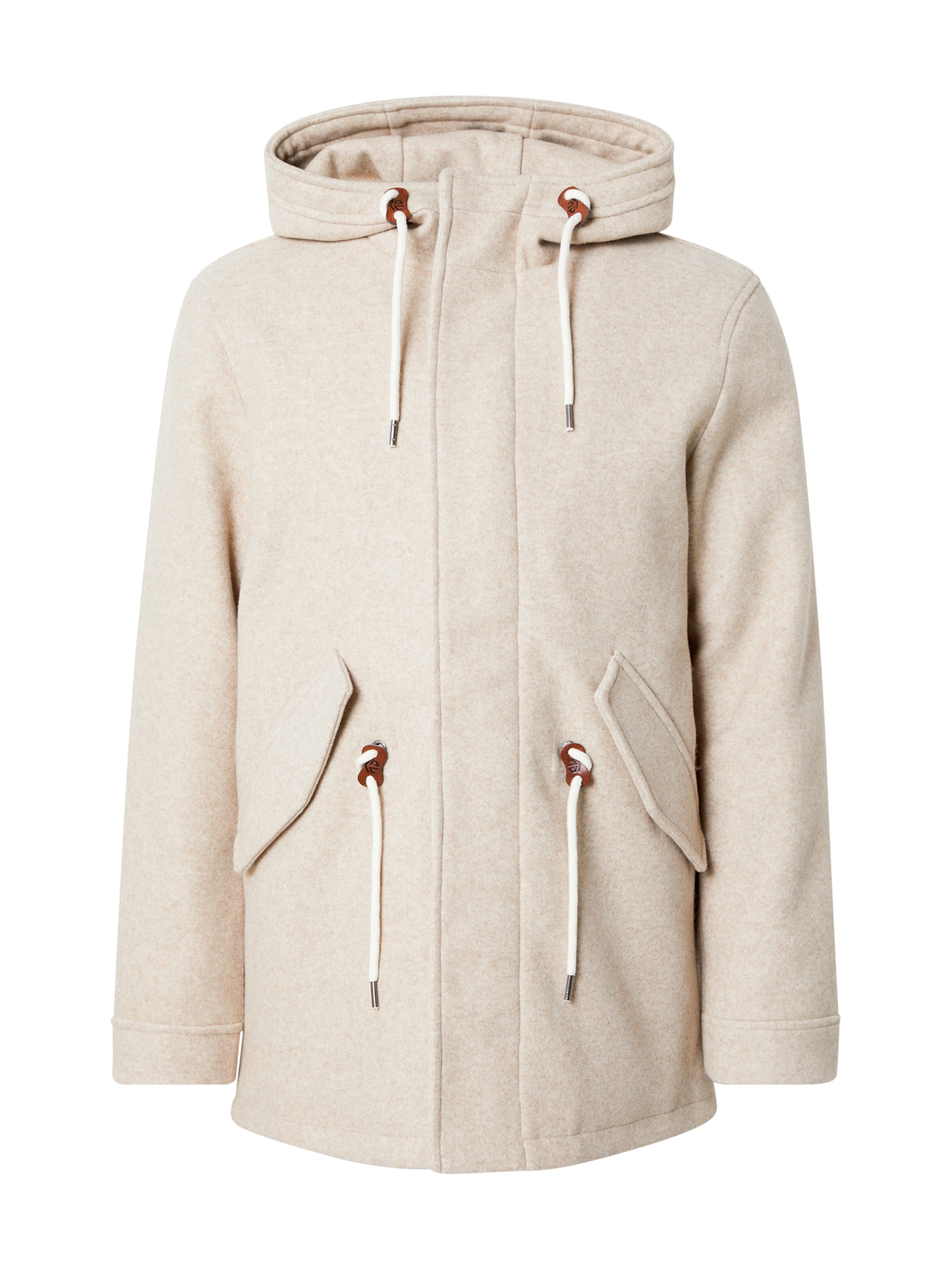 INDICODE JEANS Jacke 'Arlie' in Beige: Vorderseite