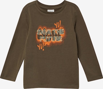 T-Shirt s.Oliver en marron : devant