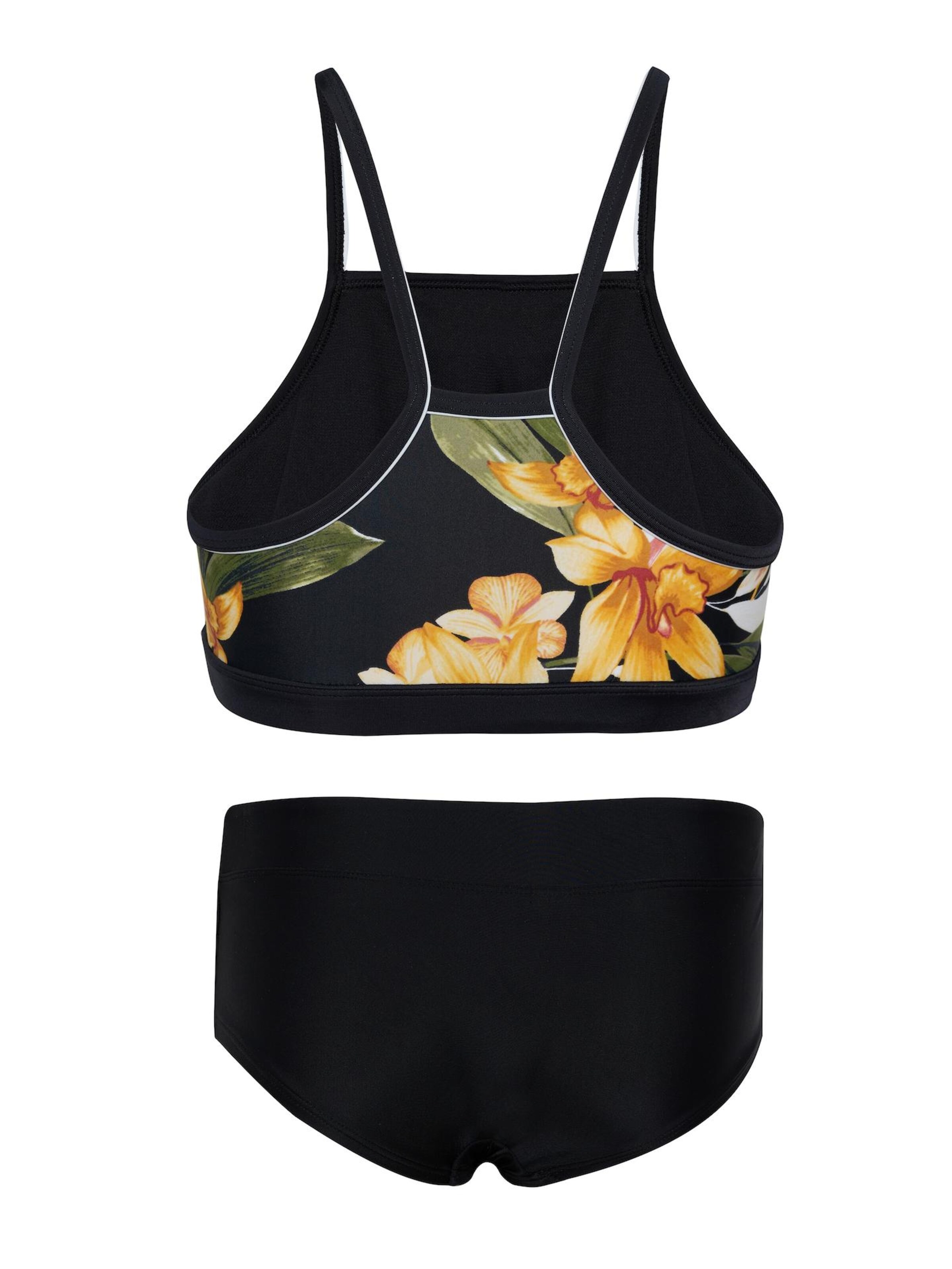 La V Bikini 'Bikini hipster broekje en crop top met racerback' in Zwart