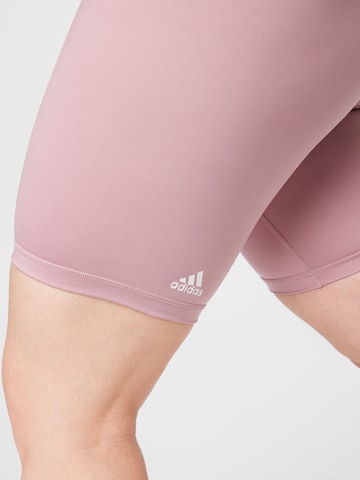 purpurinė ADIDAS SPORTSWEAR Siauras Sportinės kelnės