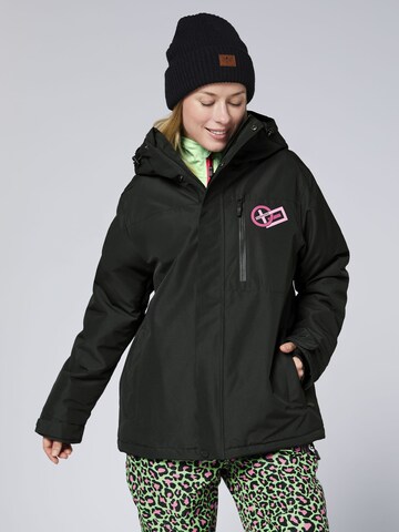 CHIEMSEE Jacke in Schwarz: Vorderseite