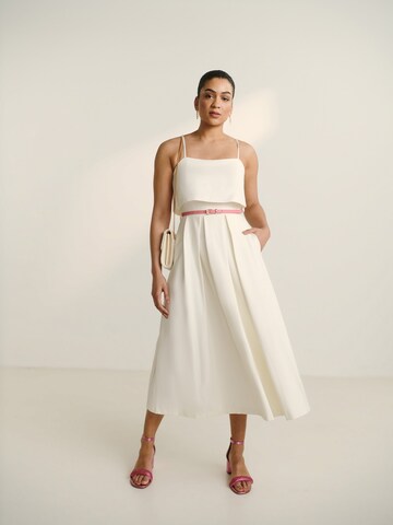 Guido Maria Kretschmer Women Dress 'Fabiola' in Beige: front