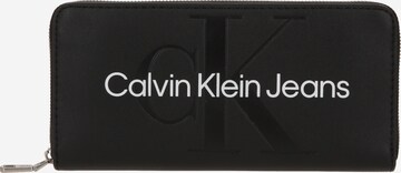 Portamonete di Calvin Klein Jeans in nero: frontale