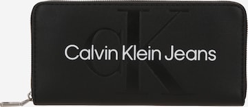 Calvin Klein Jeans - Cartera en negro: frente