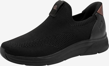 Slip on JANA en noir : devant