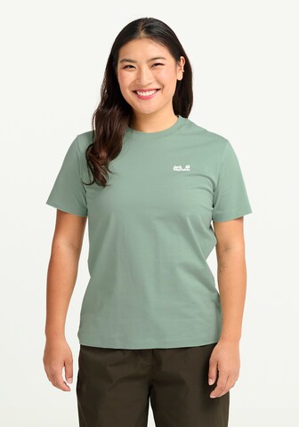 JACK WOLFSKIN Performance Shirt in Green: front