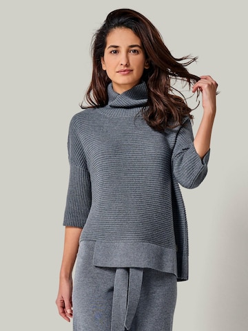 YOU LOOK PERFECT Huispak 'LOUNGEWEAR SET  - Pullover Bailey & Pants Bailey' in Grijs