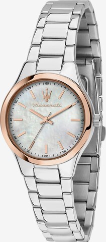 Maserati Analoog horloge in Zilver: voorkant