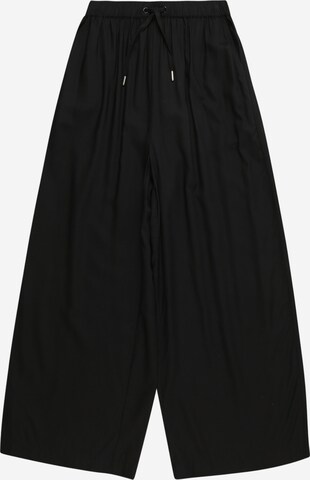 s.Oliver Wide Leg Bukser i sort: forside