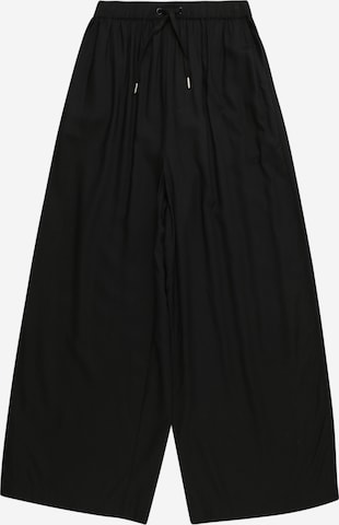 Wide leg Pantaloni di s.Oliver in nero: frontale