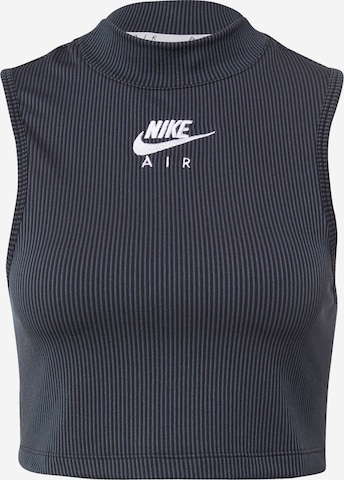 Haut Nike Sportswear en noir : devant