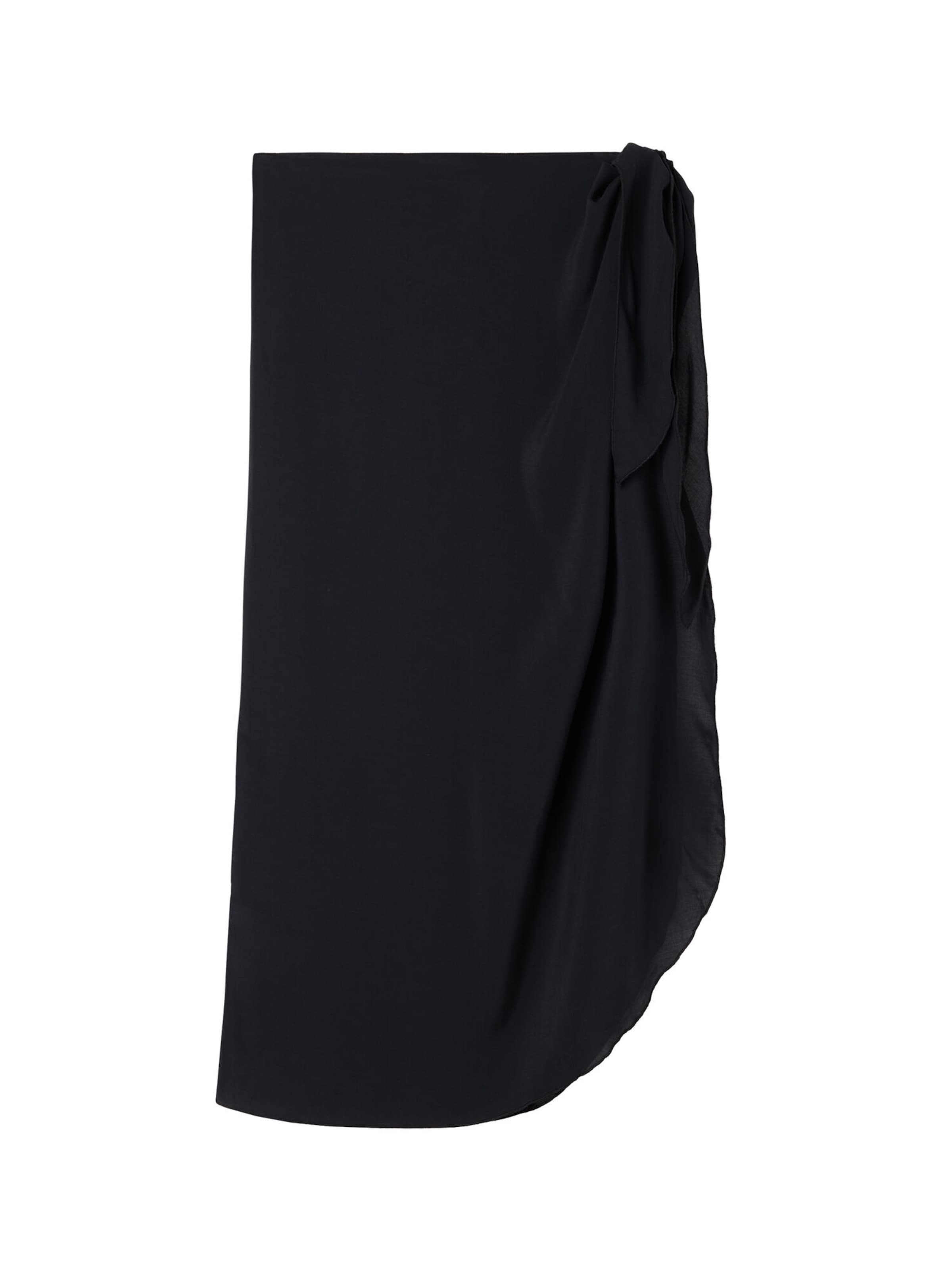 Tezenis Strandtuch in Schwarz: Vorderseite