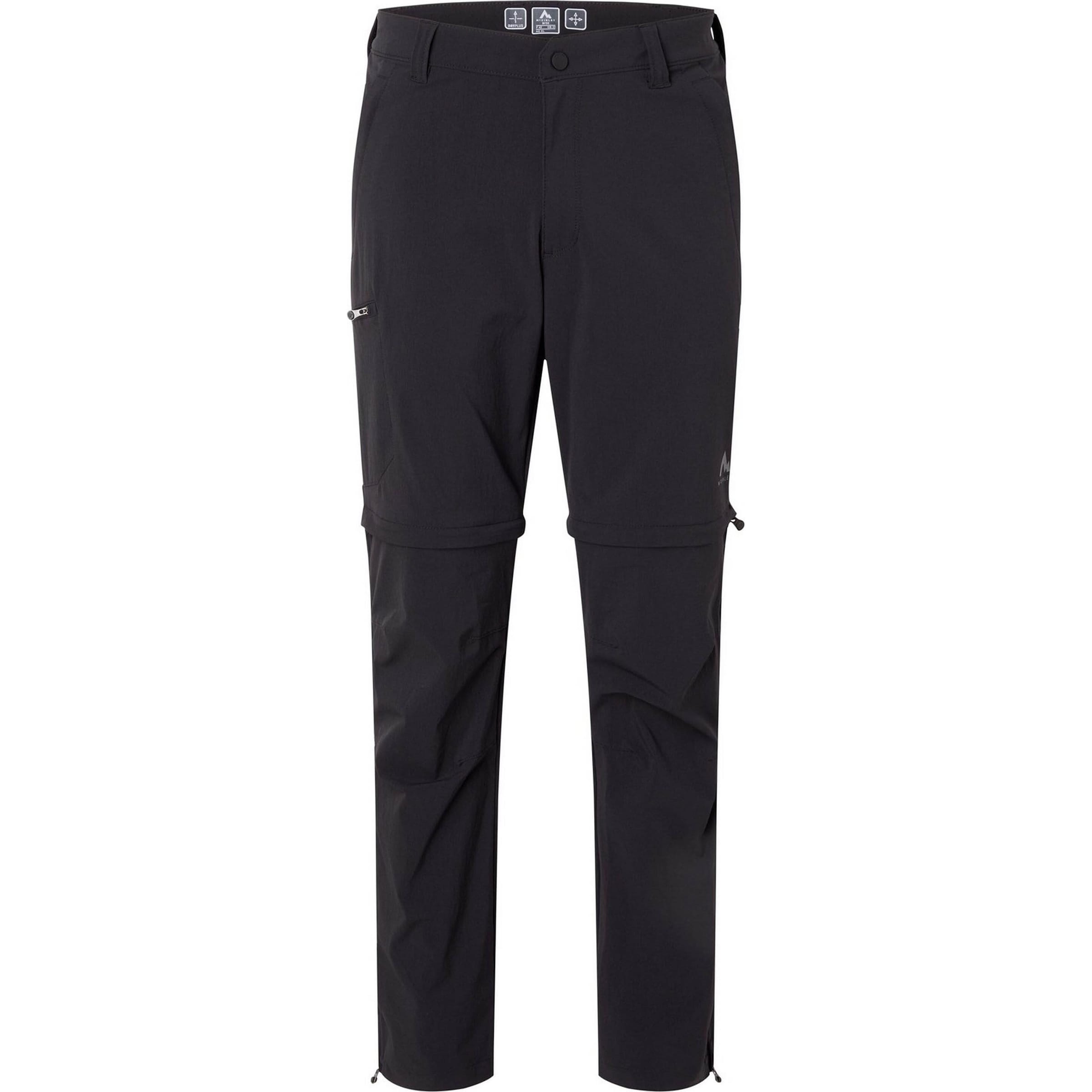 MCKINLEY Slimfit Outdoorhose 'Malloy II' in Schwarz: Vorderseite