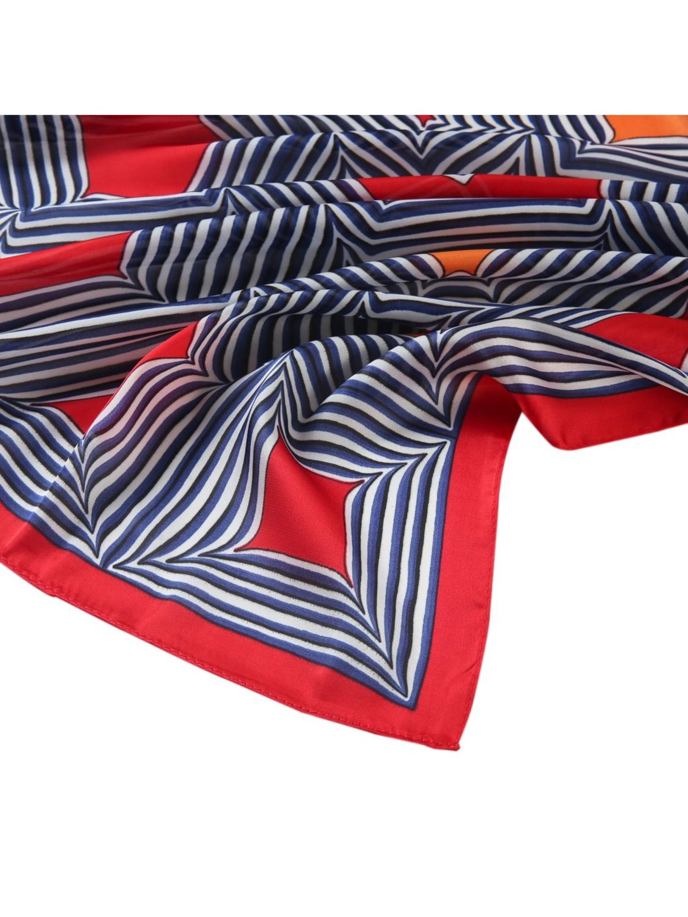 Écharpe 'Psycho Zoé' alberto cabale en rouge